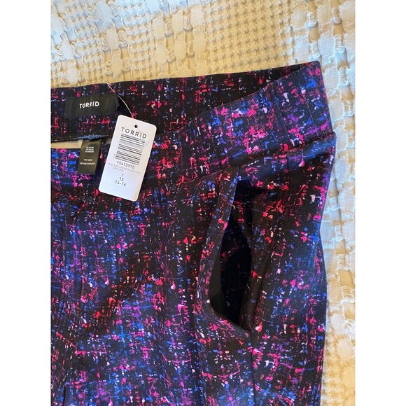 Torrid NWT Womens Elastic Waist size 1X Ankle Crop Relaxed Taper Pants - Picture 3 of 8